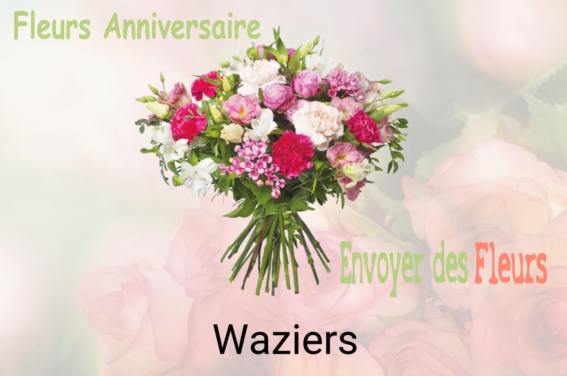 Bouquet de fleurs d’anniversaire livré à Waziers